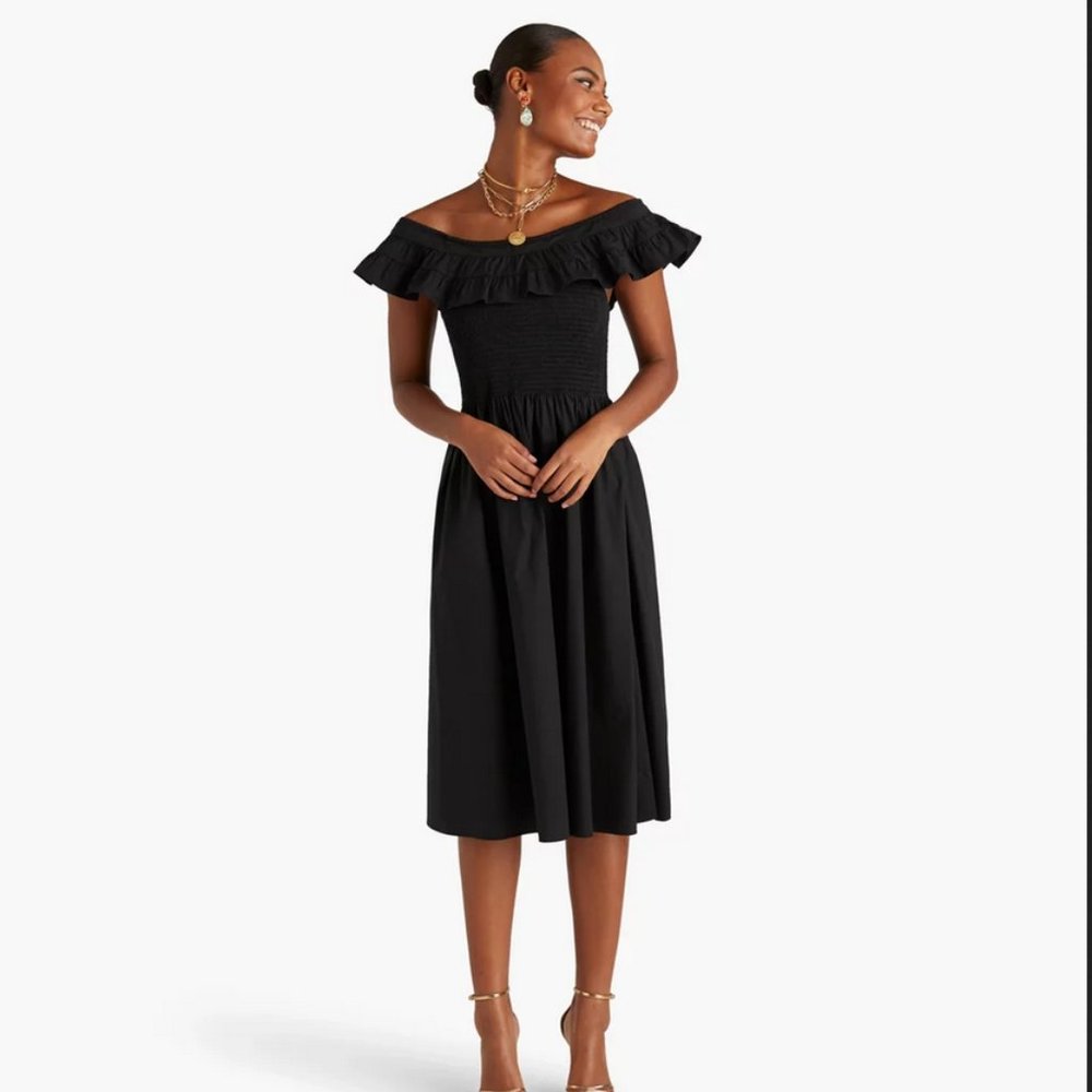 Hill House Akilah Black Dress NWT size L